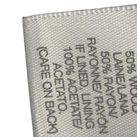 Susan Bristol Wool Blend Pleated Long Lined Houndstooth Skirt USA Made sz 12 - Picture 15 of 16